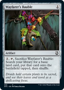 Image for Wayfarer's Bauble (222) [Commander: Adventures in the Forgotten Realms]