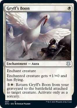 Image for Gryff's Boon (67) [Commander: Adventures in the Forgotten Realms]