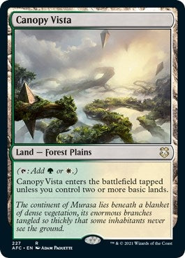 Image for Canopy Vista (227) [Commander: Adventures in the Forgotten Realms]