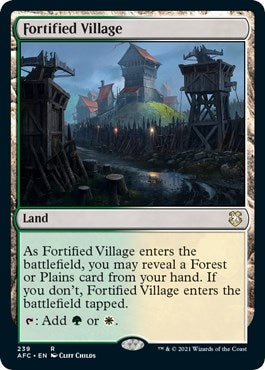 Image for Fortified Village (239) [Commander: Adventures in the Forgotten Realms]