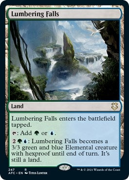 Image for Lumbering Falls (247) [Commander: Adventures in the Forgotten Realms]