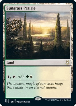 Image for Sungrass Prairie (264) [Commander: Adventures in the Forgotten Realms]