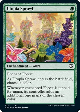 Image for Utopia Sprawl (172) [Commander: Adventures in the Forgotten Realms]
