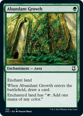 Image for Abundant Growth (150) [Commander: Adventures in the Forgotten Realms]