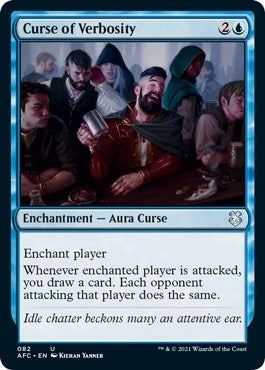 Image for Curse of Verbosity (82) [Commander: Adventures in the Forgotten Realms]