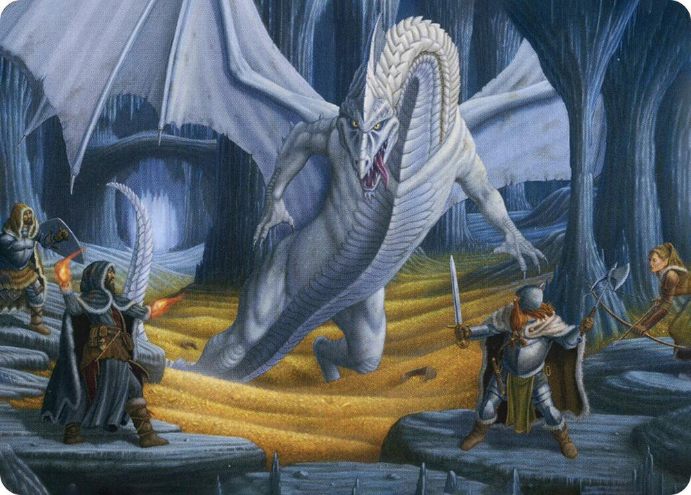Image for Cave of the Frost Dragon Art Card (46) [Art Series: Adventures in the Forgotten Realms]
