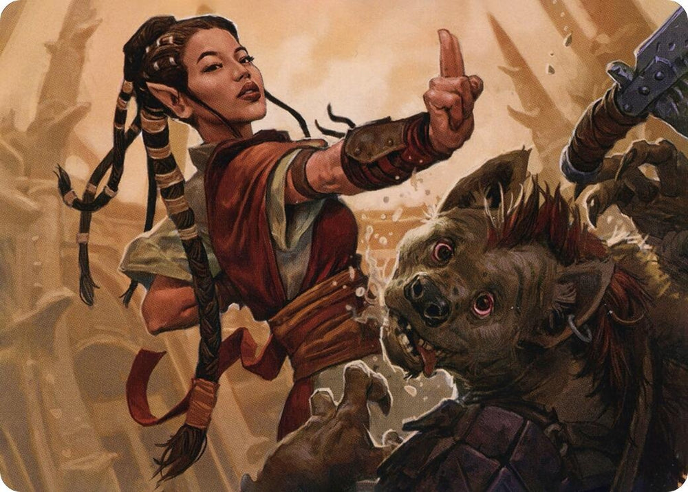 Image for Half-Elf Monk Art Card (28) [Art Series: Adventures in the Forgotten Realms]