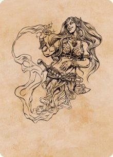Image for Djinni Windseer (Showcase) Art Card (74) [Art Series: Adventures in the Forgotten Realms]