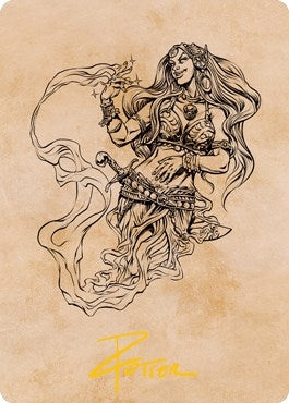 Image for Djinni Windseer (Showcase) Art Card (Gold-Stamped Signature) (74) [Art Series: Adventures in the Forgotten Realms]