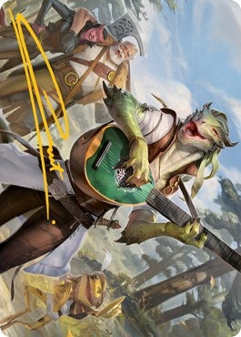 Image for Wandering Troubadour Art Card (Gold-Stamped Signature) (64) [Art Series: Adventures in the Forgotten Realms]