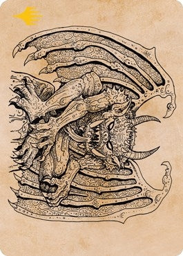 Image for Cloister Gargoyle (Showcase) Art Card (Gold-Stamped) (65) [Art Series: Adventures in the Forgotten Realms]