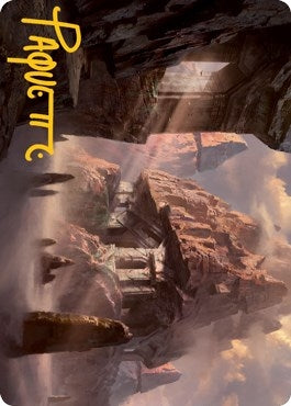 Image for Mountain (62/81) Art Card (Gold-Stamped Signature) (62) [Art Series: Adventures in the Forgotten Realms]