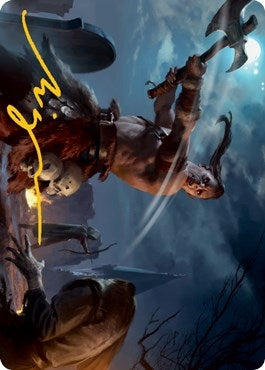 Image for Critical Hit Art Card (Gold-Stamped Signature) (38) [Art Series: Adventures in the Forgotten Realms]