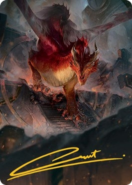 Image for Red Dragon Art Card (Gold-Stamped Signature) (81) [Art Series: Adventures in the Forgotten Realms]