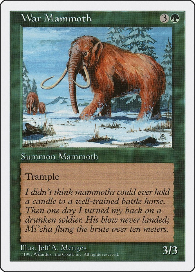 Image for War Mammoth [Fifth Edition]