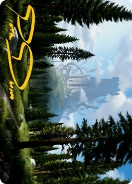 Image for Forest (61/81) Art Card (Gold-Stamped Signature) (61) [Art Series: Adventures in the Forgotten Realms]