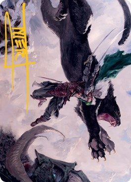 Image for Drizzt Do'Urden Art Card (Gold-Stamped Signature) (52) [Art Series: Adventures in the Forgotten Realms]