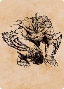 Image for Owlbear (Showcase) Art Card (76) [Art Series: Adventures in the Forgotten Realms]
