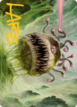 Image for Beholder Art Card (Gold-Stamped Signature) (1) [Art Series: Adventures in the Forgotten Realms]