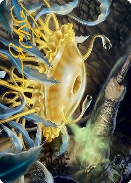 Image for Flumph Art Card (Gold-Stamped Signature) (12) [Art Series: Adventures in the Forgotten Realms]