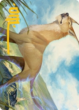 Image for Blink Dog Art Card (Gold-Stamped Signature) (20) [Art Series: Adventures in the Forgotten Realms]
