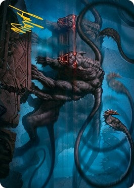 Image for Displacer Beast Art Card (Gold-Stamped Signature) (8) [Art Series: Adventures in the Forgotten Realms]