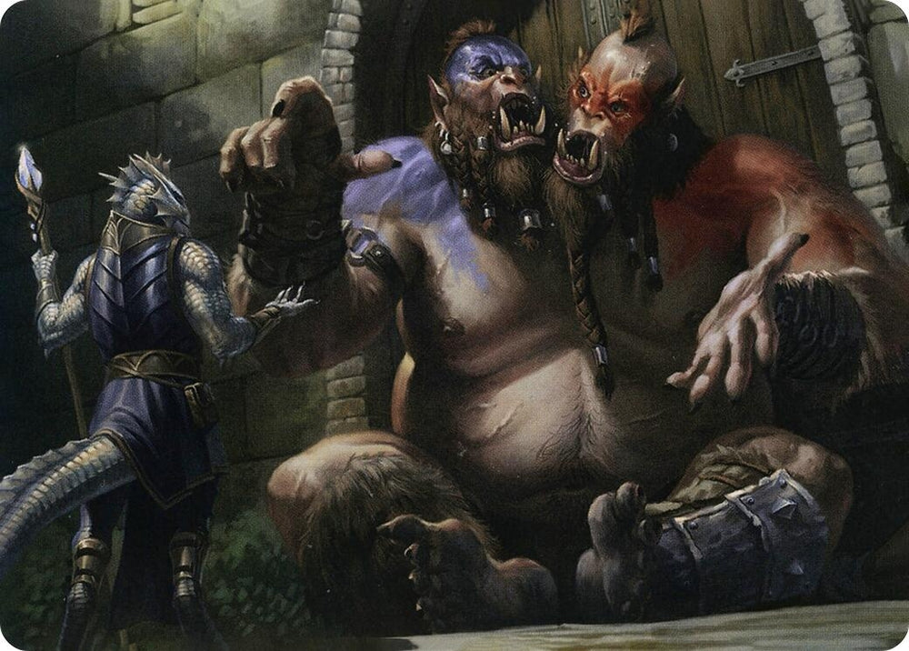 Image for Ettin Art Card (13) [Art Series: Adventures in the Forgotten Realms]