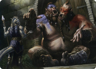 Image for Ettin Art Card (13) [Art Series: Adventures in the Forgotten Realms]