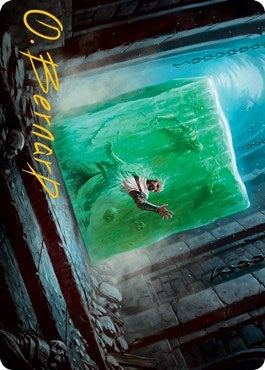 Image for Gelatinous Cube Art Card (Gold-Stamped Signature) (7) [Art Series: Adventures in the Forgotten Realms]