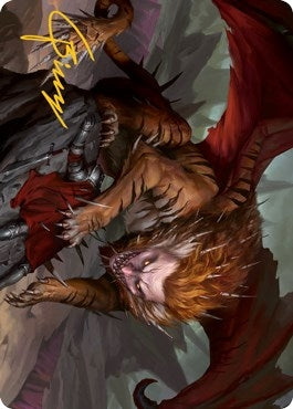 Image for Manticore Art Card (Gold-Stamped Signature) (6) [Art Series: Adventures in the Forgotten Realms]