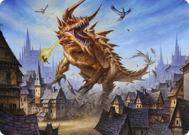 Image for Tarrasque Art Card (19) [Art Series: Adventures in the Forgotten Realms]