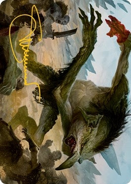 Image for Troll Art Card (Gold-Stamped Signature) (21) [Art Series: Adventures in the Forgotten Realms]