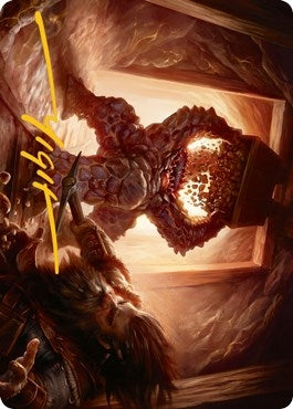Image for Xorn Art Card (Gold-Stamped Signature) (23) [Art Series: Adventures in the Forgotten Realms]