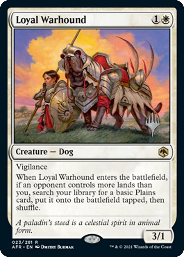 Image for Loyal Warhound (23) [Promo Pack: Adventures in the Forgotten Realms]