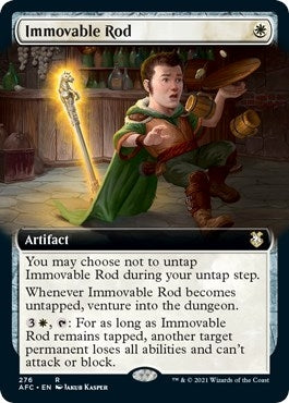 Image for Immovable Rod (Extended Art) (276) [Commander: Adventures in the Forgotten Realms]