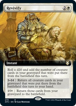 Image for Revivify (Extended Art) (279) [Commander: Adventures in the Forgotten Realms]