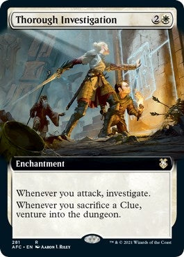 Image for Thorough Investigation (Extended Art) (281) [Commander: Adventures in the Forgotten Realms]