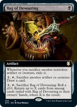 Image for Bag of Devouring (Extended Art) (290) [Commander: Adventures in the Forgotten Realms]