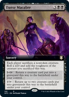 Image for Danse Macabre (Extended Art) (291) [Commander: Adventures in the Forgotten Realms]