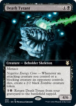 Image for Death Tyrant (Extended Art) (292) [Commander: Adventures in the Forgotten Realms]