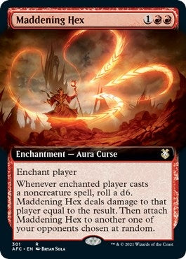 Image for Maddening Hex (Extended Art) (301) [Commander: Adventures in the Forgotten Realms]