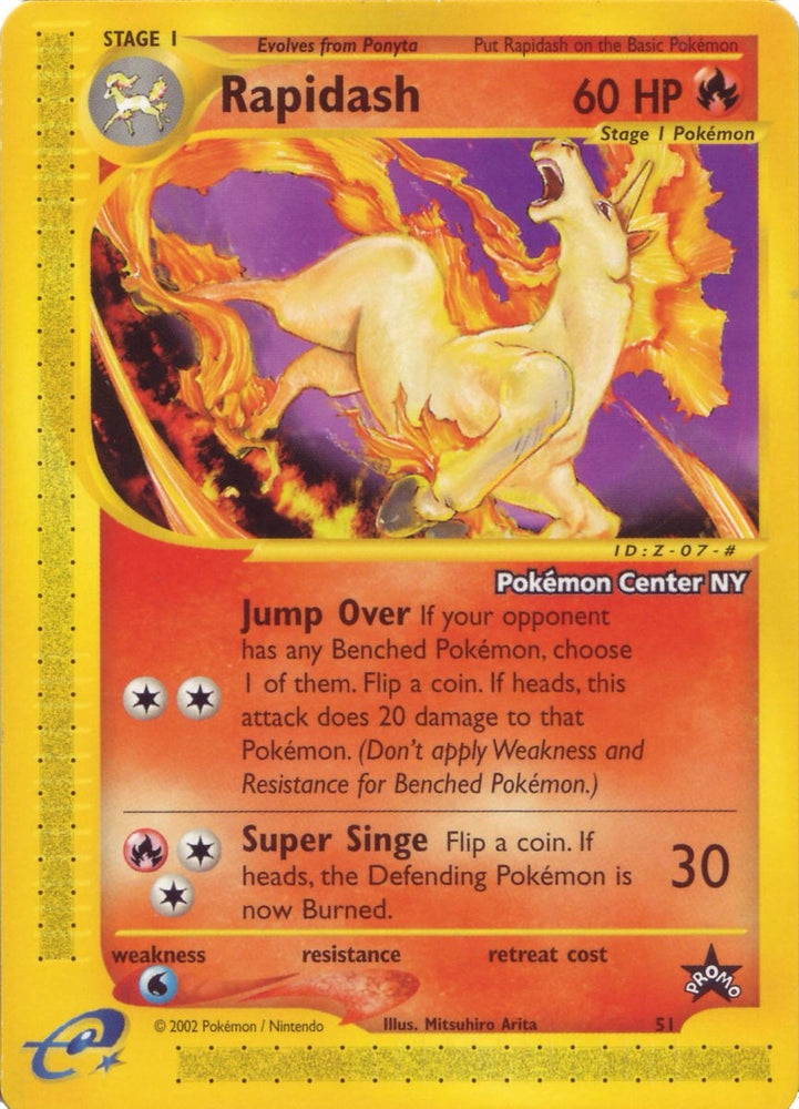Image for Rapidash [Pokemon Center NY] (51/53) [WoTC Promo]