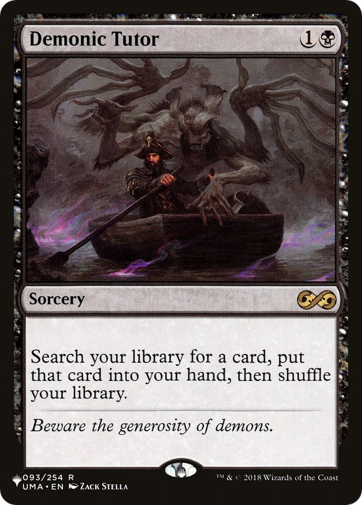 Image for Demonic Tutor (UMA) (93) [The List Reprints]