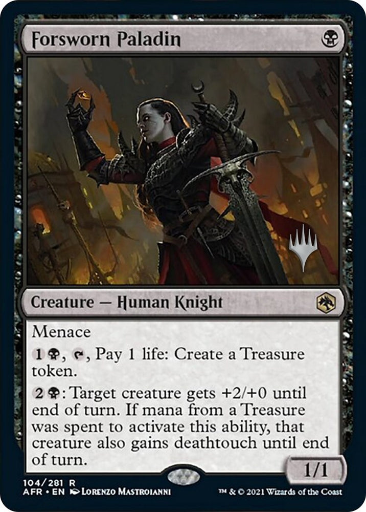 Image for Forsworn Paladin (104) [Promo Pack: Adventures in the Forgotten Realms]
