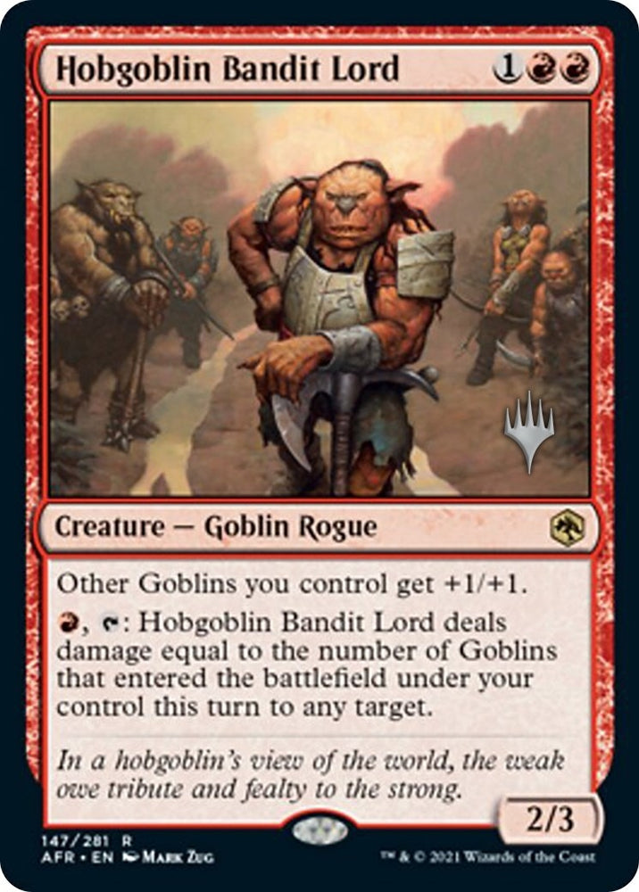 Image for Hobgoblin Bandit Lord (147) [Promo Pack: Adventures in the Forgotten Realms]