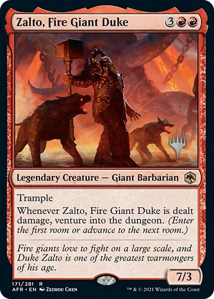 Image for Zalto, Fire Giant Duke (171) [Promo Pack: Adventures in the Forgotten Realms]