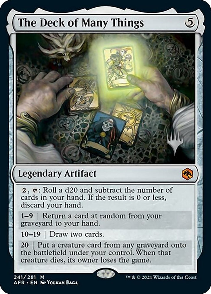 Image for The Deck of Many Things (241) [Promo Pack: Adventures in the Forgotten Realms]