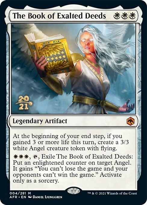 Image for The Book of Exalted Deeds (4) [Prerelease Cards]