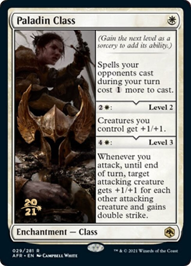 Image for Paladin Class (29) [Prerelease Cards]