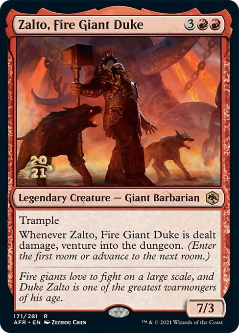 Image for Zalto, Fire Giant Duke (171) [Prerelease Cards]